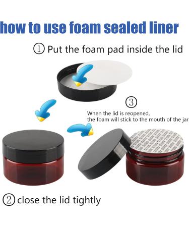 Buy Tianzd 6-Piece Small 100ml Brown Plastic Cream Can Set with Black Lid & Spatulas - Perfect for Cosmetics and Storage | International Shipping Available - Buy Online on GoSupps.com