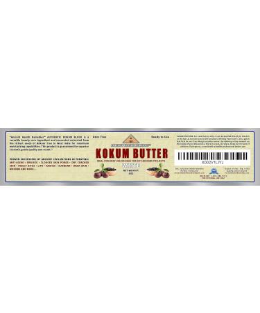 ANCIENT HEALTH REMEDIES Cosmetic Grade PURE KOKUM BUTTER JAR/BLOCK. Bulk Odor Free Alternative to Raw Soft Butters. Ideal Hard Base for DIY Balms Creams Candle and Hand Creams (INDIA) (8 OZJAR) - Buy Online on GoSupps.com