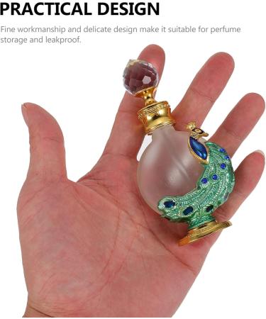 FRCOLOR 1Pc peacock essential oil bottle glass perfume bottle parfum for women empty essential oil container dispenser container cosmetic travel containers Dropper Bottle Miss vial filling - Buy Online on GoSupps.com