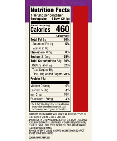 Annie Chun's Kung Pao Noodle Bowl 8.5 Oz - Vegan, Non-GMO, Pack of 6 - Buy Online on GoSupps.com