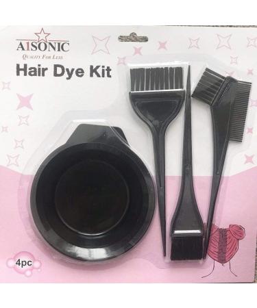 A1SONIC Hair Dye Brush Set - 4-Piece Bowl & Brush Set for Perfect Hair Coloring - International Shipping Available - Buy Online on GoSupps.com