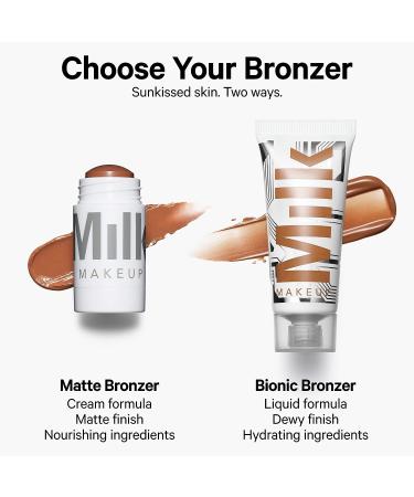 MILK Makeup Matte Bronzer Stick 0.19 Oz - BAKED Bronze | Buildable Color with Matte Finish - Buy Online on GoSupps.com
