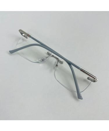 Shop Lightweight Rimless Blue Light Blocking Reading Glasses for Men & Women - International Shipping Available - Buy Online on GoSupps.com