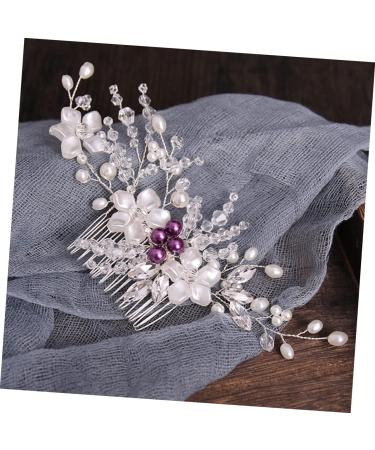 DOITOOL 1pc Braided Flower Comb Braiding Hair Accessories Barrettes for Women Wedding Hair Accessories for Women Flower Headband To Weave Modeling White Bride Hair Comb Wire - Buy Online on GoSupps.com