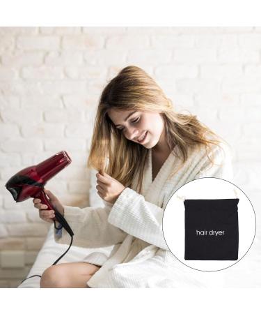 MUSISALY 2pcs Hair Dryer Storage Bag Travel Hairdryer Storage Organizer Bag Hair Dryer Bags Sack Black Fabric - Buy Online on GoSupps.com