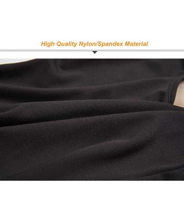 MdnMd Toddler Girls Leotard - Black Short Sleeve Back Hollow | Size 4-5T - Buy Online on GoSupps.com