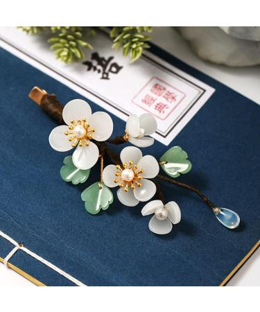 Beaupretty 1pc Gifts Elegant Accessories Hairpin Vintage Chinese Floral Barrettes Girls Style Wedding Headwear Pins Qipao Girl for Clips Elegance Hair Styling Flowers Clip Headdress Bridal - Buy Online on GoSupps.com