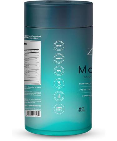 Zenos Health MoodZen Mood Support & Cortisol Reducer Supplement Powerful Focus Supplement Natural Formula to Enhance Mind Clarity - Made in USA 90 Caps - Buy Online on GoSupps.com
