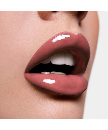 Mirenesse Velvet Lip Gloss Plumper | Vitamin C + E | Vegan & Toxin Free | 74 Exposed | 0.15 oz - Buy Online on GoSupps.com