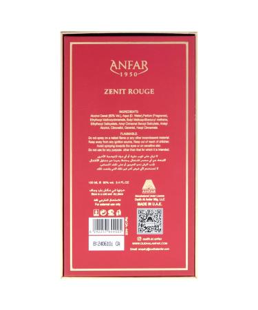 Zenit Rouge for Women - 3.4 oz Extrait De Parfum Spray - Buy Online on GoSupps.com