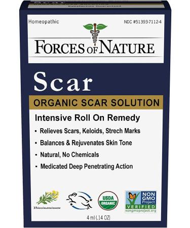 Organic Scar Control Rollerball - Forces Of Nature | 0.14 Fl Oz - Buy Online on GoSupps.com