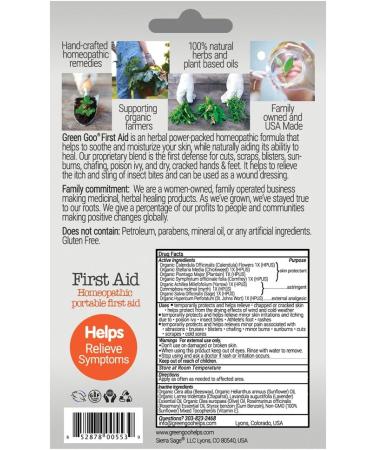 Green Goo Natural Skin Care Salve First Aid Skin Repair Cream 1.82-Ounce Large Tin 3-Pack - Buy Online on GoSupps.com