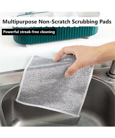 Probablei Multipurpose Wire Miracle Cleaning Cloths Probable Cleaning Cloth Double Stainless Steel Scrubber Cloth Probablei Multipurpose Miracle Cleaning Cloths (3pcs) - Buy Online on GoSupps.com