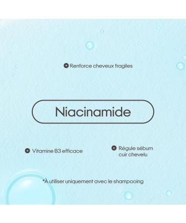 Booster Niacinamide 8mL | Soin Purifiant pour Cuir Chevelu Gras | R gule le S bum Rafra chit et quilibre les Cheveux | Soin Capillaire Concentr Professionnel - Buy Online on GoSupps.com
