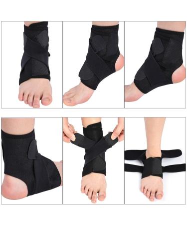 Ankle Brace - Adjustable Elastic Support for Sports Injury Recovery & Joint Pain Relief | Breathable Neoprene Sleeve & Football Ankle Guard - Buy Online on GoSupps.com