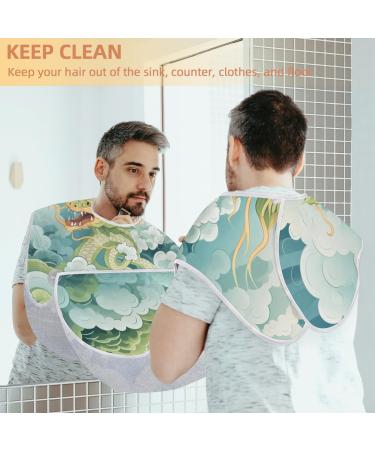 Dragon Beard Bib Apron - Best Beard Hair Catcher for Men | Perfect Father's Day & Christmas Gift for Dad & Husband - Buy Online on GoSupps.com