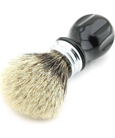 Jag Shaving Badger Hair Shaving Brush - Super Silver Tip & Black Handle for Perfect Wet Shaving | International Shipping - Buy Online on GoSupps.com