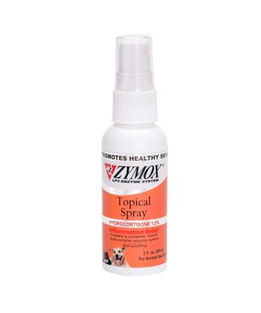 Zymox Topical Hot Spot Spray for Dogs and Cats with 1 Hydrocortisone 2oz - Buy Online on GoSupps.com