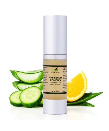 M.D. Blend Plant Stem Cell Eye Serum Complex | Aloe Vera Vitamin C | Hydrating Eye Treatment | Airless Pump - 15ml