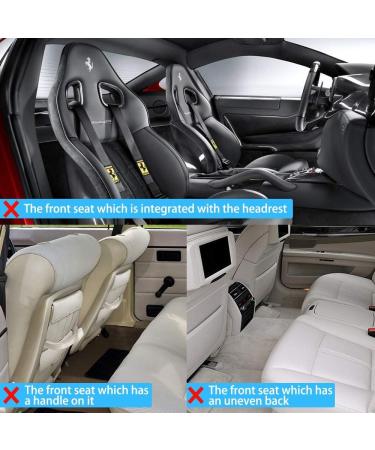 Heyham Car Backrest Protection & Seat Organizer | Kick Matte Car Seat Protector for Kids with Transparent Tablet Holder - Coal Black - Buy Online on GoSupps.com