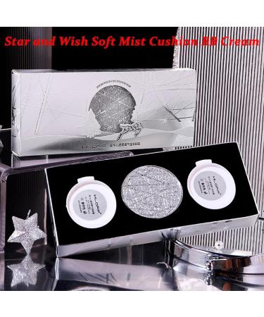 Star And Wish Air Cushion BB Soft Mist Cushion Bb Cream Full Coverage Oil Control Concealer Makeup (Natural Color) - Buy Online on GoSupps.com