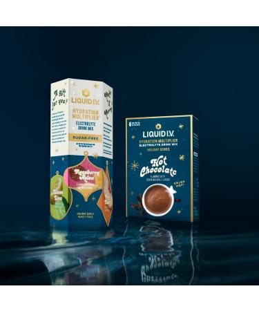 Liquid I.V. Hydration Multiplier Hot Chocolate | Limited Edition Electrolyte Powder Drink | 2 Pack (12 Servings) - Buy Online on GoSupps.com