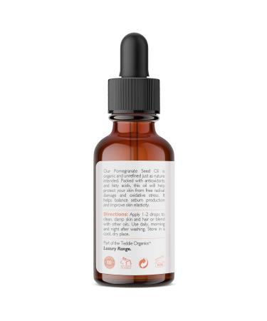 Organic Pomegranate Seed Oil | Cold Pressed Facial & Hair Nourishing Oil - Buy Online Worldwide - Buy Online on GoSupps.com