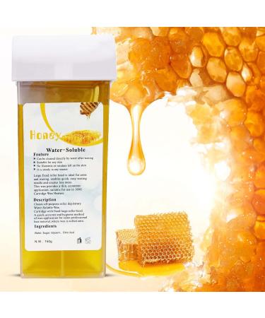 4 Honey Wax Cartridges & 200 Paper Wax Strips Set | Gentle Hair Removal & Depilation | 100ml Sugar Wax Rolls for Soft Skin - Buy Online on GoSupps.com