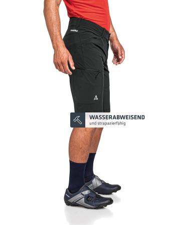 Sch ffel Men's Danube M Shorts - Water-Repellent Quick-Drying Cycling Shorts with Waistband Adjustment - Size 58 Black - Buy Online on GoSupps.com