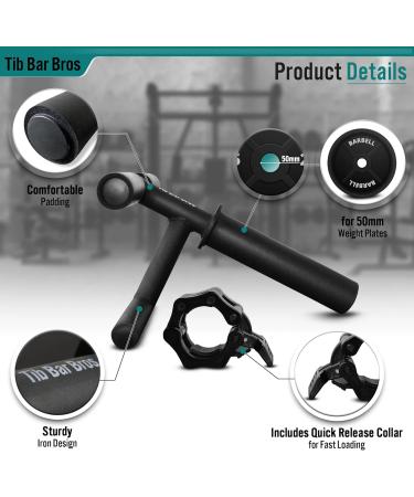 Tib Bar Bros 50mm Tibialis Coach - Shin Fitness & ATG Knees Over Toes with Clamp for Tibialis Anterior Training - Buy Online on GoSupps.com