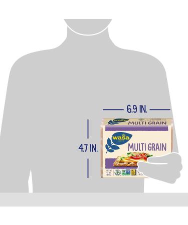 Wasa Crispbread Multi Grain 9.7oz (Pack of 12) - Healthy & Delicious Snack Option - Buy Online on GoSupps.com