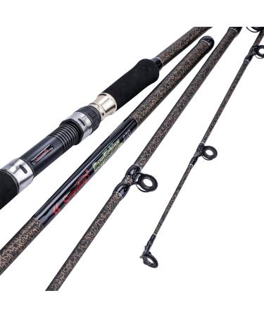Sougayilang Carp Fishing Rod Porable High Carbon 4 Pc Blanks Carp Fishing Rod for Travel Freshwater Saltwater Fishing