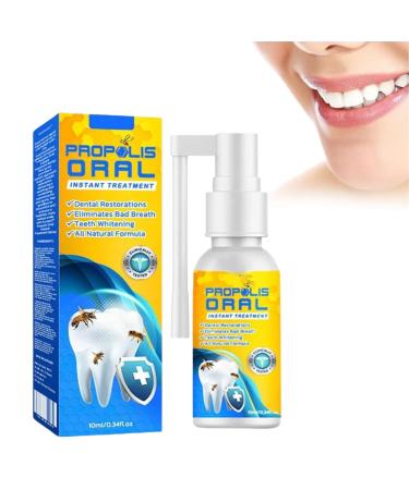 Propolis Oral Instant Treatment Spray Propolis Oral Health Spray Propolis Oral Spray Fresh Breath (1 Pcs)