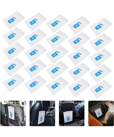 LALAFINA 50pcs Outdoor Vomit Bags - Stick-on Disposable Motion Sickness Bags for Travel, Camping & Office - 30.5x20.5cm - Buy Online on GoSupps.com