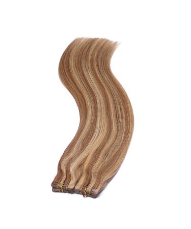 Buy #18/24 Tape In Hair Extensions - 50cm 100% Remy Real Hair - 40 Bricks by Novon - International Shipping - Buy Online on GoSupps.com