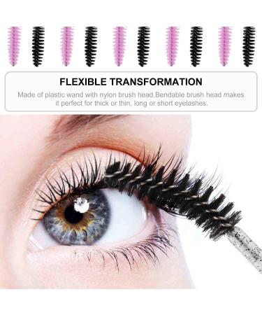 Mwoot Disposable Mascara Brush - Crystal Eyelash Makeup Brush in Pink/Black for Flawless Application | International Shipping Available - Buy Online on GoSupps.com