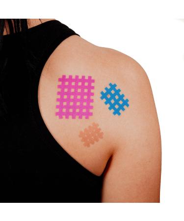Kintex Cross Tape | Acupuncture Trigger Point Plaster A Blue (27mm x 20mm) - Buy Online on GoSupps.com