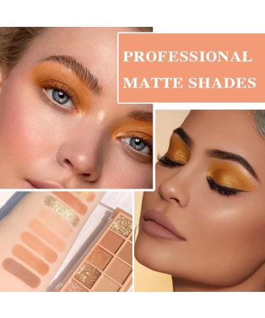 10 Colors Eyeshadow Palette Matte Nude Eye Makeup Palette Ultra-Blendable Long Lasting High Pigmented Waterproof Nudes Neutral Smooth Eye Shadow Palette for Women Natural Charming Looking #02 2# - Buy Online on GoSupps.com