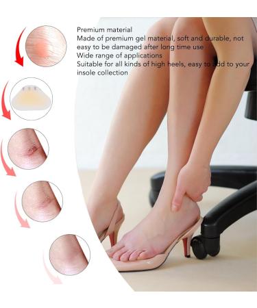 Blister Bandages Half Size Heel Patches | Anti-Abrasion Gel Cushions for High Heels - Ultimate Foot Protection - Buy Online on GoSupps.com