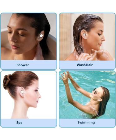 Whaline 150Pcs Waterproof Ear Covers - Soft Disposable Ear Protection for Shower Swimming Surfing & Water Sports - Buy Online on GoSupps.com