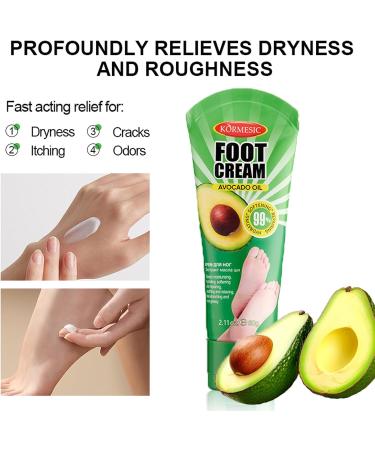 Foot Cream urea Foot Cream Avocado Foot Cream For Very Dry Feet Hydrating Hard Skin Remover Foot Cream Athletes Foot Cream Extra Strong Athlete Foot Cream Nourishing Dry Foot& Foot Skincare-Feet Cream - Buy Online on GoSupps.com