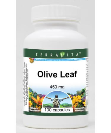 Olive Leaf - 450 mg (100 Capsules ZIN: 511386) - 3 Pack