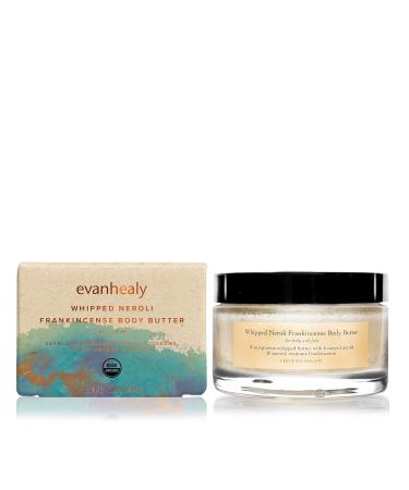 evanhealy Whipped Neroli Frankincense Body Butter | Organic Shea with Silky Plant Oils to Soften & Moisturize All Skin | For Face and Body - Buy Online on GoSupps.com