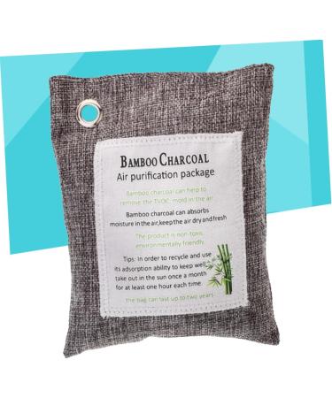 ULTECHNOVO Bamboo Charcoal Bags - 2 Pcs Air Deodorizer Gray | Eco-Friendly Odor Eliminator for Home & Travel - Buy Online on GoSupps.com