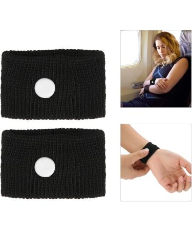 Buy Anti Nausea Wristbands - Motion Sickness Relief for Travel | Acupressure Bands (Black - Buy Online on GoSupps.com