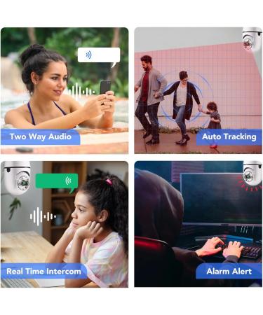 Fowutz 2.4G&5G WiFi Light Bulb Security Camera with Night Vision & Motion Detection | 1 Pack | 64GB SD Card Included - Buy Online on GoSupps.com