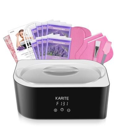 Paraffin Wax Machine for Hand and Feet - Karite Paraffin Wax Bath 4000ml Paraffin Wax Warmer Moisturizing Kit Auto-time and Keep Warm Paraffin Hand Wax Machine for Arthritis Black and white - Buy Online on GoSupps.com