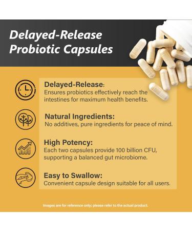 Probiotics with Prebiotics for Men and Women - 35 Strains Organic Probiotics 100 Billion CFU for Gut & Digestive Health Vegan Acidophilus Probiotic Supplement Non-GMO Raw Probiotic 60 Capsules 60 Count/30 Days Supply - Buy Online on GoSupps.com