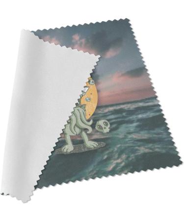 Urban Backwoods Cute Cthulhu Microfiber Cloth - Premium Glasses Cleaning Cloth for Superior Lens Care | International Shipping Available - Buy Online on GoSupps.com