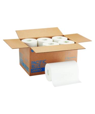 Pacific Blue Ultra 9 Paper Towel Roll (Previously Branded SofPull) by GP PRO (Georgia-Pacific), White, 26610, 400 Feet Per Roll, 6 Rolls Per Case White paper towel refill